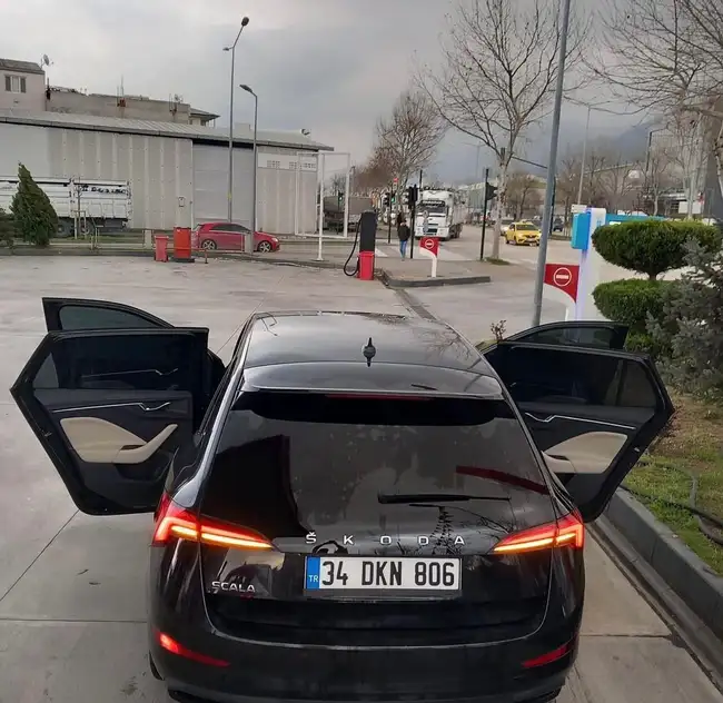 Skoda Scala for rent in Istanbul
