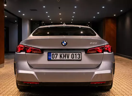 BMW 220i for rent in Istanbul
