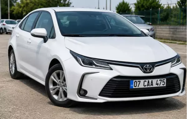 Toyota Corolla for rent in Bodrum