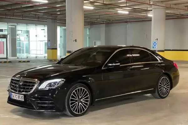 Mercedes S350 for rent in Antalya