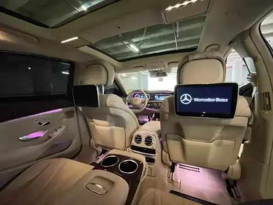 Mercedes S350 for rent in Istanbul