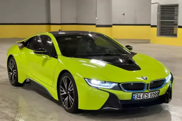 BMW i8 for rent in Antalya