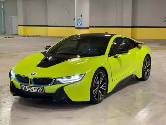BMW i8 for rent in Istanbul