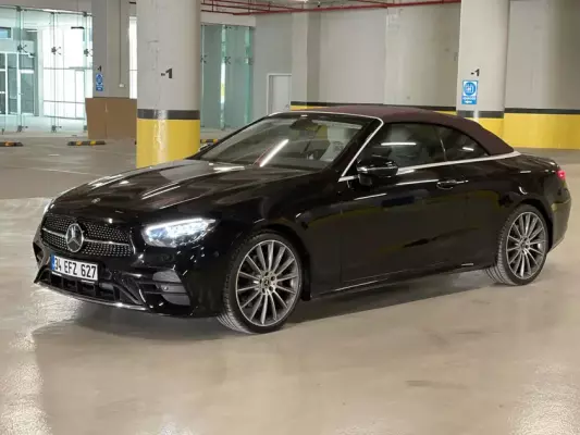Mercedes E350 for rent in Istanbul