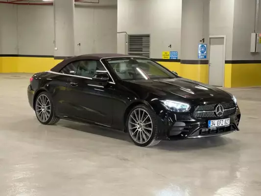 Mercedes E350 for rent in Istanbul