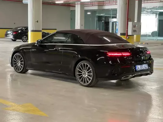Mercedes E350 for rent in Istanbul