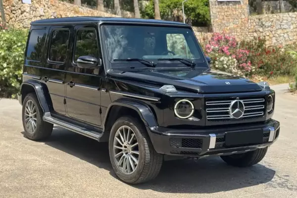 Mercedes G400 for rent in Antalya