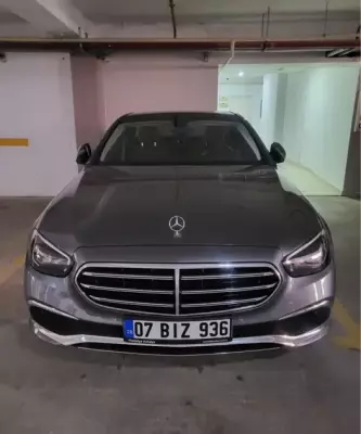 Mercedes E200 for rent in Antalya