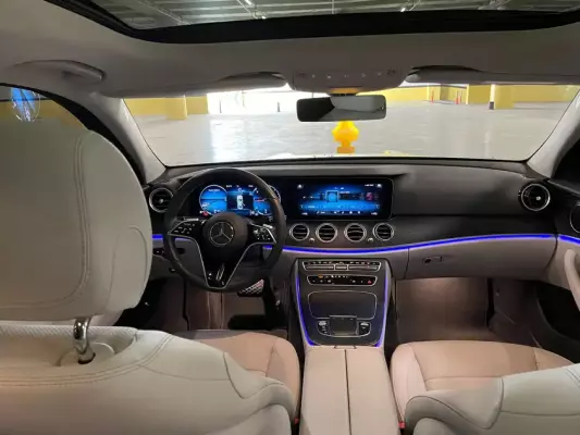Mercedes E200 for rent in Istanbul
