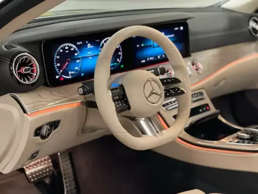 Mercedes E350 for rent in Istanbul