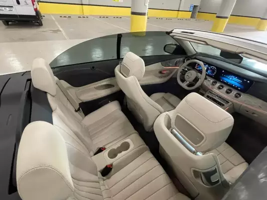 Mercedes E350 for rent in Istanbul