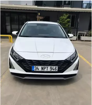 Hyundai i20 for rent in Istanbul