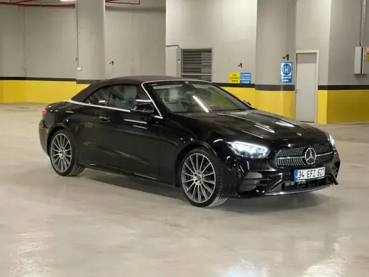 Mercedes E350 for rent in Istanbul