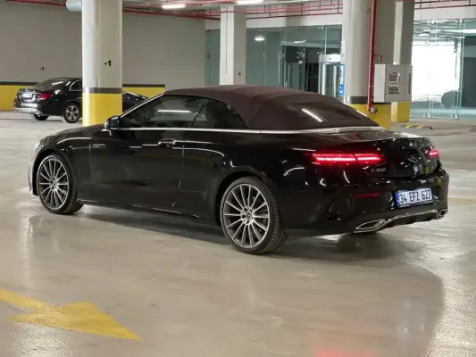 Mercedes E350 for rent in Istanbul