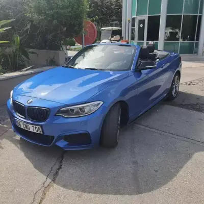 BMW 218i for rent in Antalya
