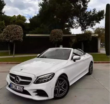 Mercedes C200 for rent in Belek